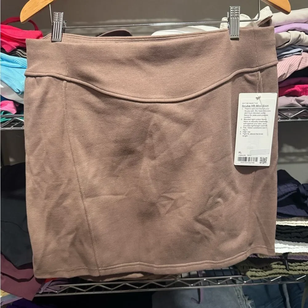 Lululemon Scuba High Rise Mini Skirt - XL - Brand New With Tags
